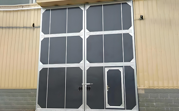 阿合奇工业厂房门