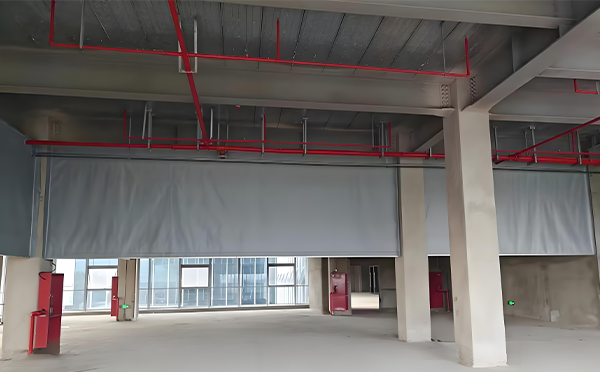 阿合奇防火布挡烟垂壁