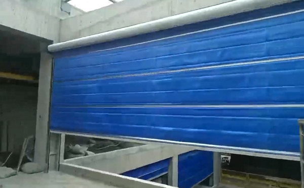 大型物流园区完成阿合奇防火门整体安装工程